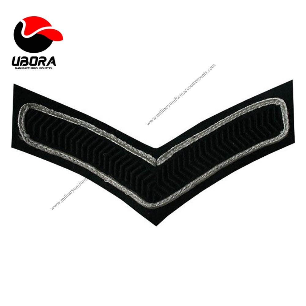 black embroidery chevron Lance Corporal On Cavalry Yellow Rank Chevron excellent quality